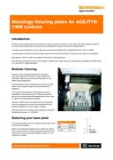 Metrology fixturing plates for AGILITY® CMM systems